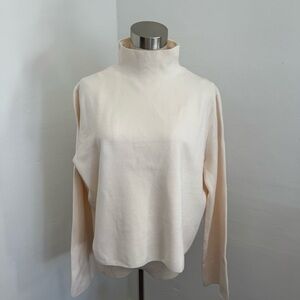 & Other Stories Cream Cowl Neck Sweater
